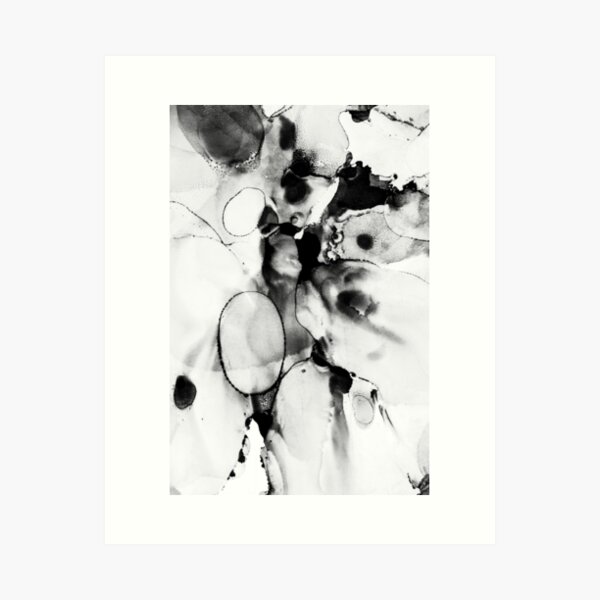 Item preview, Black And White Abstract designed and sold by PrintsProject.