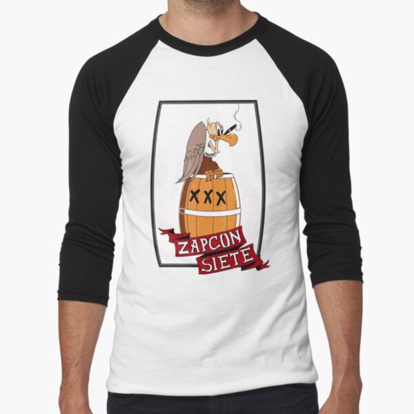 Zapcon 7 Bandido logo for color shirts Baseball ¾ Sleeve T-Shirt