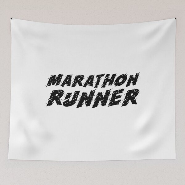 Item preview, Marathon Runner Half Full 13.1 26.2 10k 5k Run Race designed and sold by ccheshiredesign.
