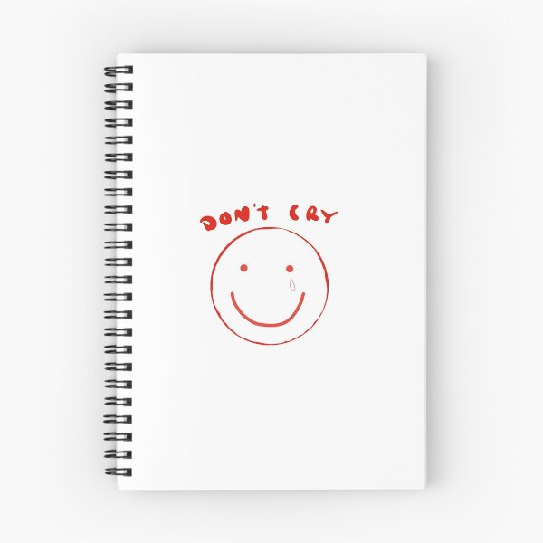 Item preview, DON'T CRY Smiley Face (red) designed and sold by chasesaidyeehaw.