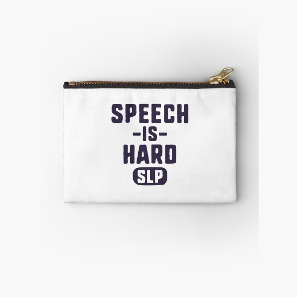 Item preview, Speech Is Hard SLP T-Shirt Speech Language Pathologist Gift designed and sold by 14thFloor.