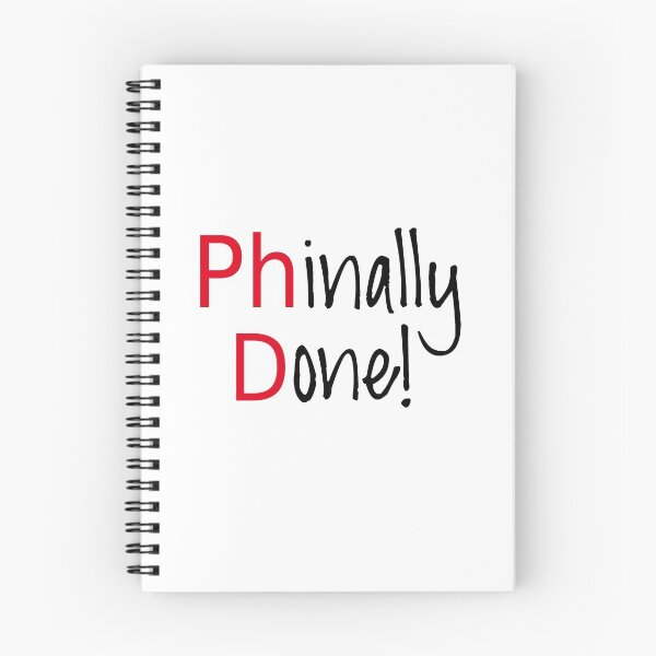 Item preview, Phinally Done, word art, text design PhD graduates designed and sold by beakraus.