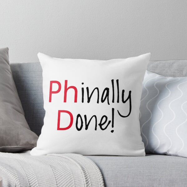 Item preview, Phinally Done, word art, text design PhD graduates designed and sold by beakraus.