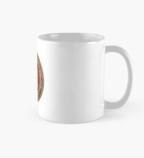 The Eye of Horus in Gold on Red Tasse (Standard)
