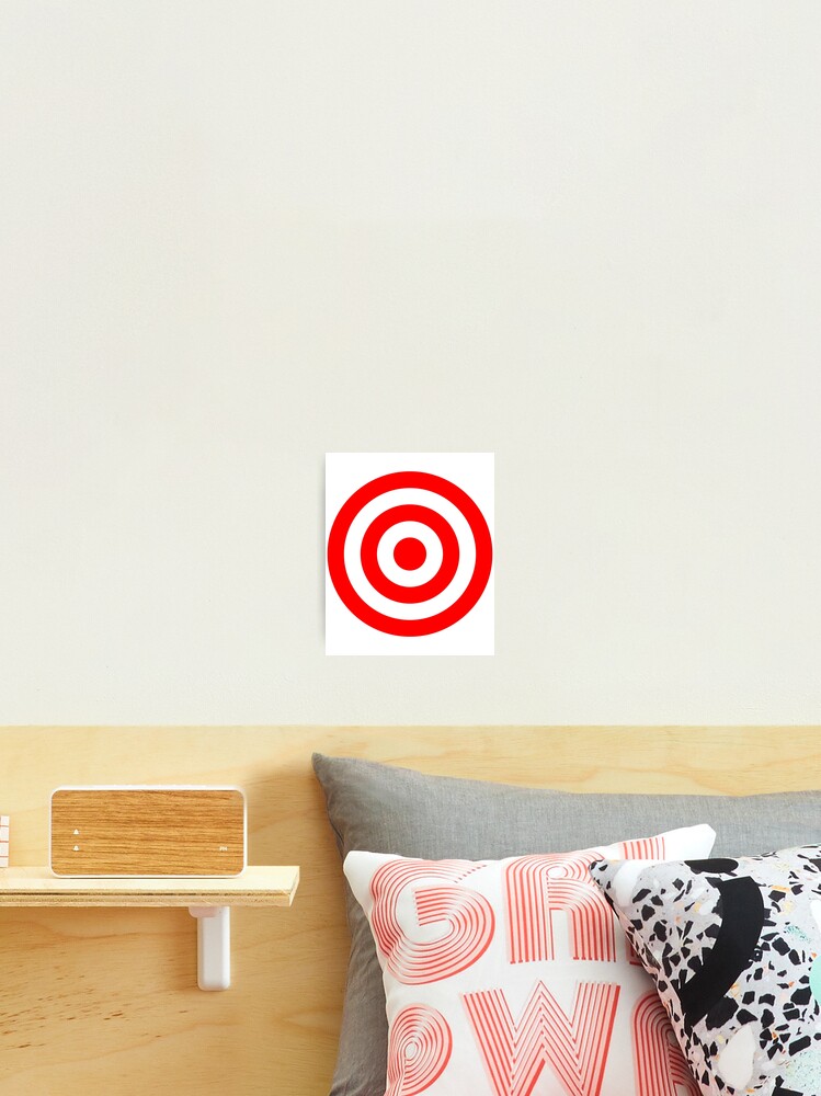 Bullseye Target Red & White Shooting Rings Tank Top by Phoxy Design