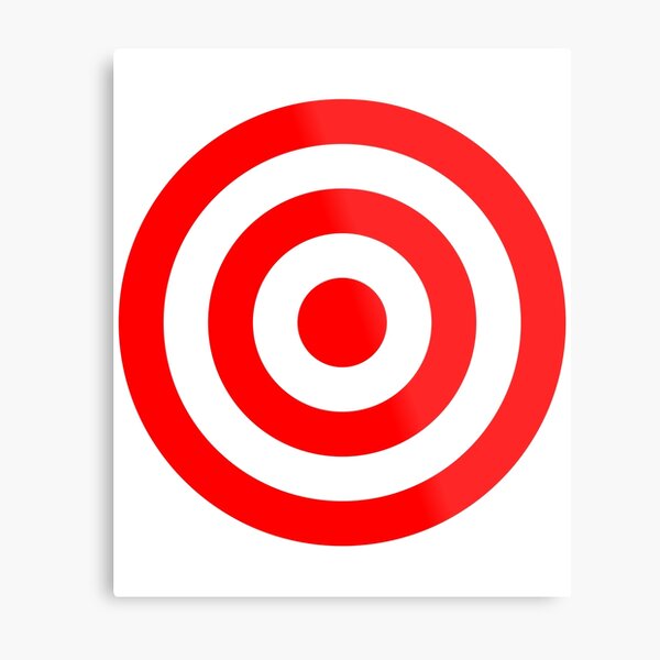 Bullseye Target Red & White Shooting Rings Tank Top by Phoxy