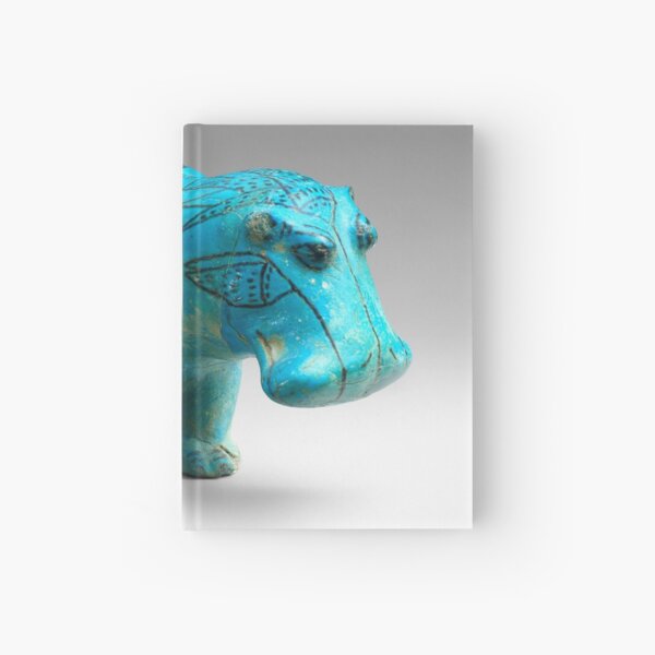William the Hippo. Ancient Egyptian figurine Hardcover Journal