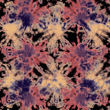 Artwork thumbnail, Tie-Dye Linen Bloom by Nina May Designs