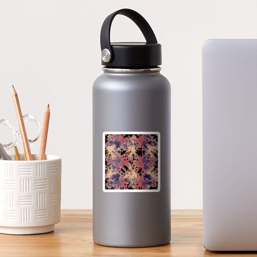Tie-Dye Linen Bloom Sticker