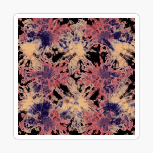 Tie-Dye Linen Bloom Sticker