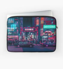 Cyberpunk Tokyo Street Laptop Sleeve