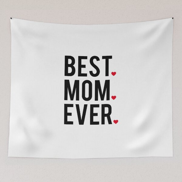 Item preview, Best mom ever, word art, text design with red hearts  designed and sold by beakraus.