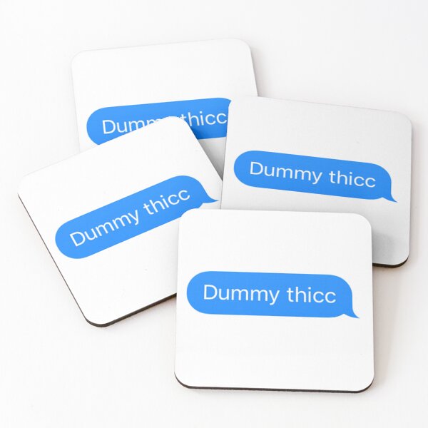 Item preview, Dummy thicc.  imessage designed and sold by RachelTintedRed.