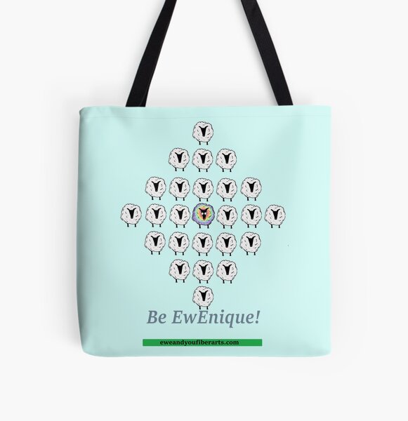 Be EwEnique Transparent BG All Over Print Tote Bag