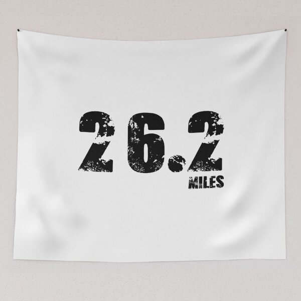 Item preview, Distressed 26.2 Miles Full Marathon Race Long Distance Runner designed and sold by ccheshiredesign.