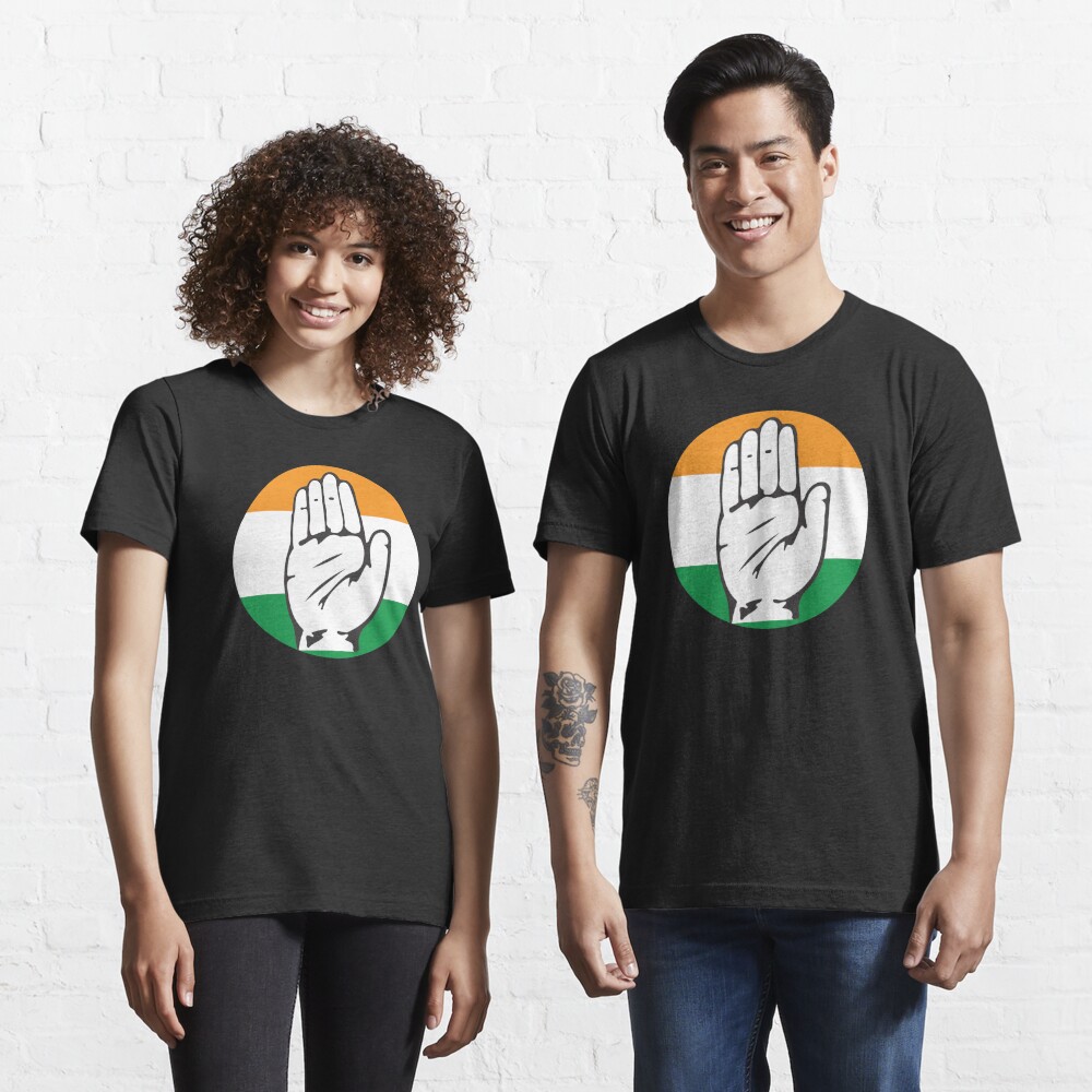 Congress Party of India Hand Symbol Essential T-Shirt for Sale by  alltheprints