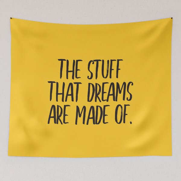 Item preview, The stuff that dreams are made of (black) designed and sold by didijuca.