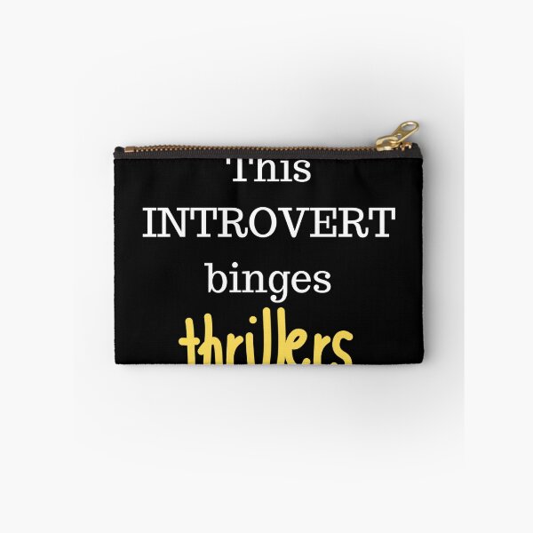 Item preview, This Introvert Binges Thrillers designed and sold by CrystalRaen.