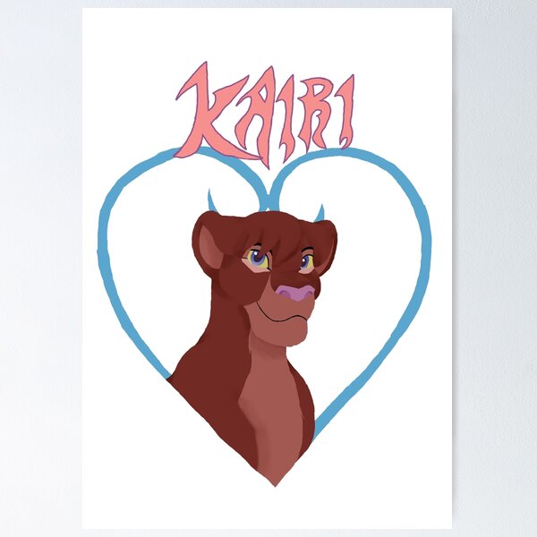 Vista previa del artículo con la obra «Kairi Lion Cub», diseñado y vendido por paganpentagram.