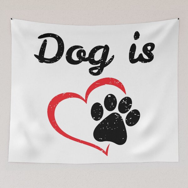 Item preview, Dog is Love, Animal Lover designed and sold by alltheprints.
