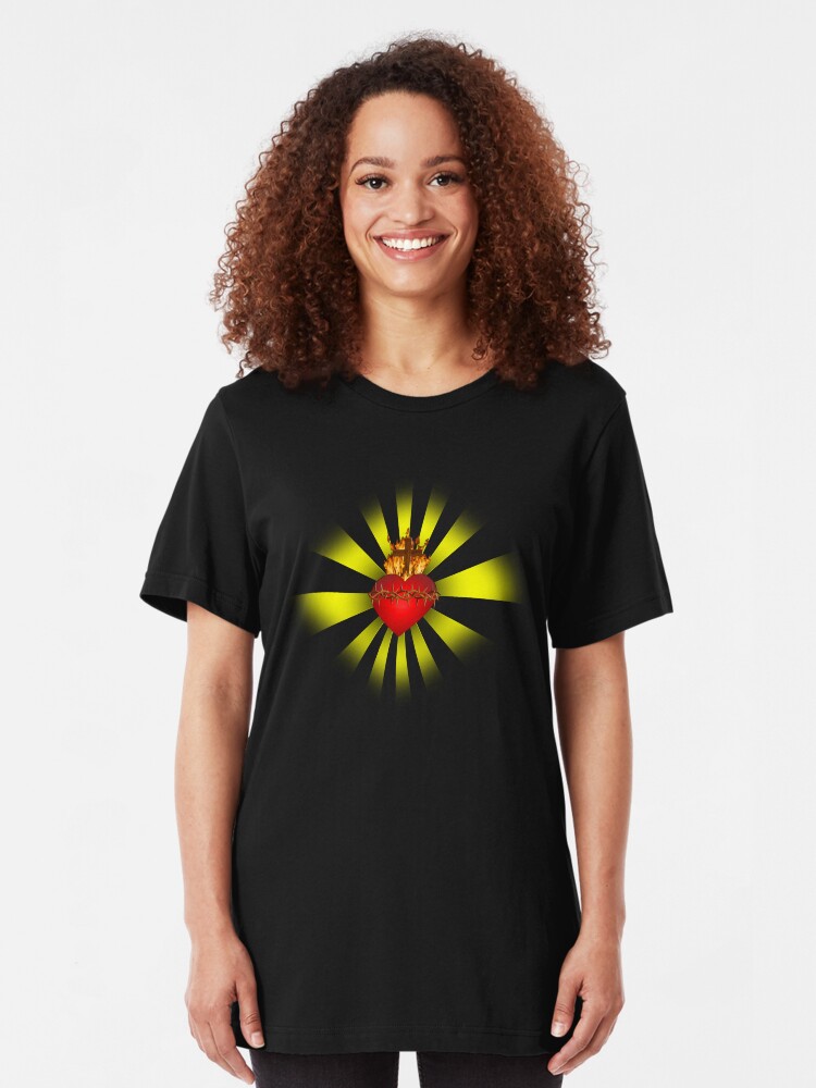 Alternate view of Sacred Heart Slim Fit T-Shirt