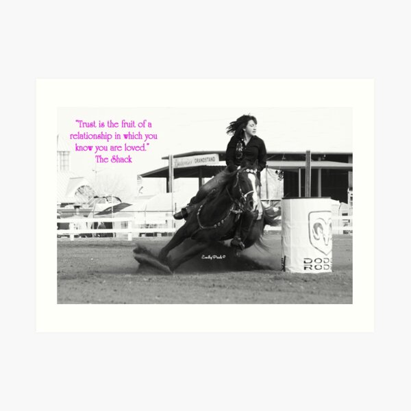 Trust (with Quote) Art Print