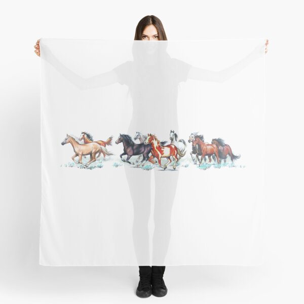 Wild Horse Herd Scarf