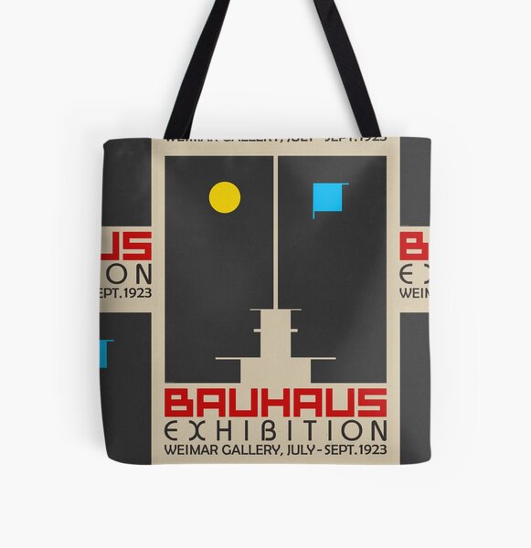 Bauhaus Exhibition III Poster / Weimar Gallery All Over Print Tote Bag