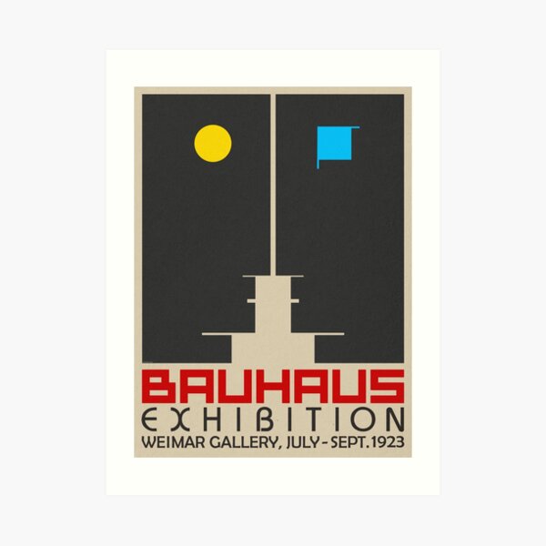 Bauhaus Exhibition III Poster / Weimar Gallery Art Print