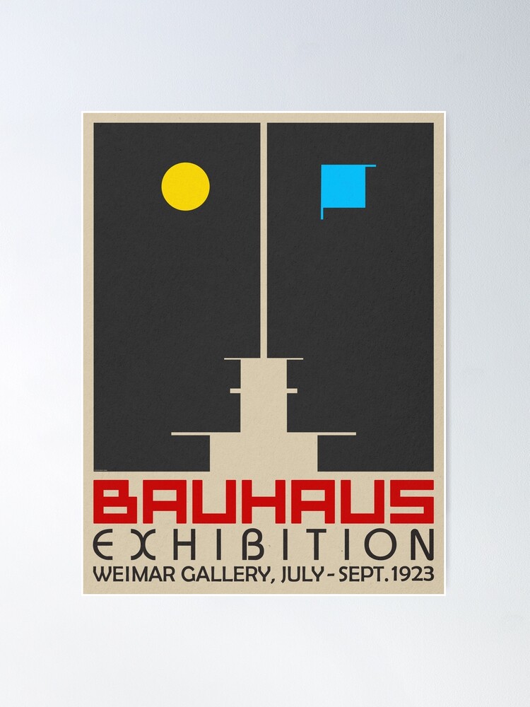 Bauhaus Exhibition III Poster / Weimar Gallery Poster for Sale by Martin  Geller