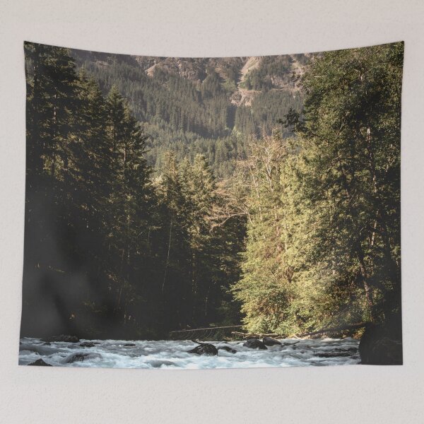 Aperçu de l'œuvre River Run - Pacific Northwest créée et vendue par artcascadia.