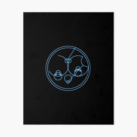I Love You Doctor Who Circular Gallifreyan Art Board Print