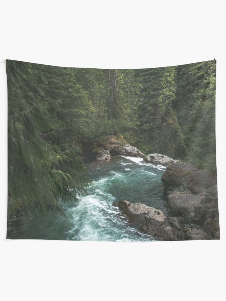 "The Lost River - Pacific Northwest Adventures" Tapestry by artcascadia  Redbubble