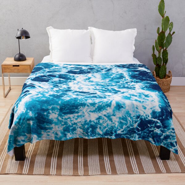 Item preview, Turquoise Ocean Wave - Electric Marbled Seas designed and sold by artcascadia.