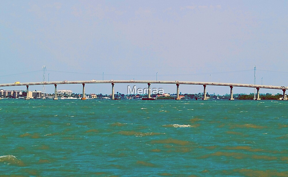 "The Marco Island Bridge" by Memaa Redbubble