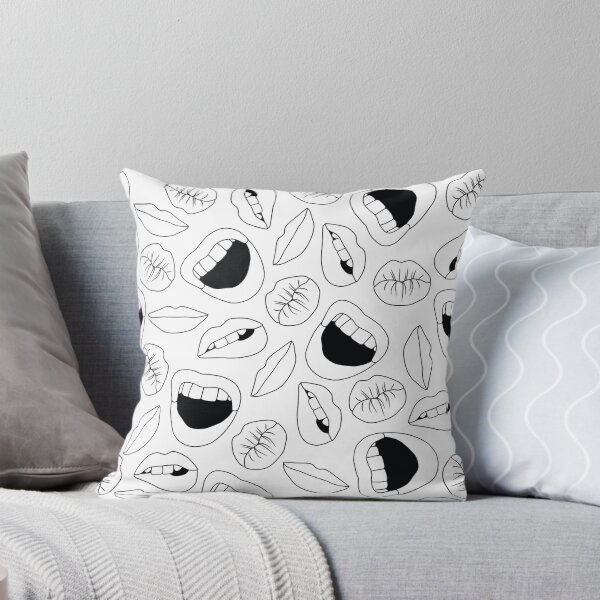 Item preview, Black & White Lips designed and sold by haypaige.