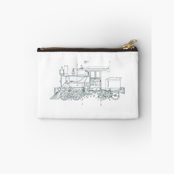 Item preview, Steam Locomotive Patent Print- Locomotive Patent Print,Railroad Decor,Railroad Wall Decor,Train Decor,Wall Decor,Patent Print, (white) 1 designed and sold by Gizmo68.