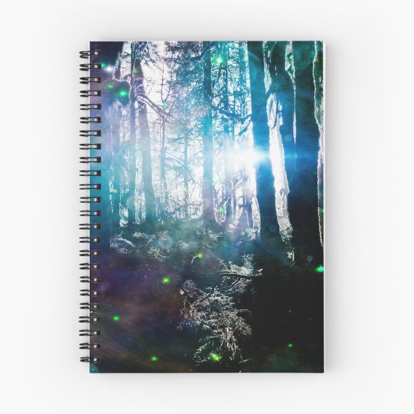 Item preview, Forest Trees Magical Path Fireflies - Olympic National Park Hoh Rainforest designed and sold by artcascadia.