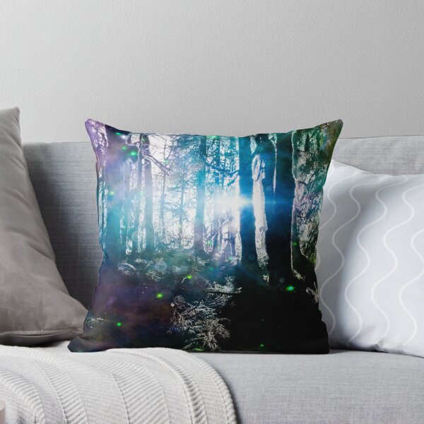 Item preview, Forest Trees Magical Path Fireflies - Olympic National Park Hoh Rainforest designed and sold by artcascadia.