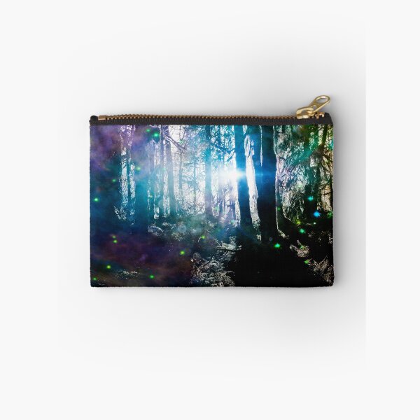 Item preview, Forest Trees Magical Path Fireflies - Olympic National Park Hoh Rainforest designed and sold by artcascadia.