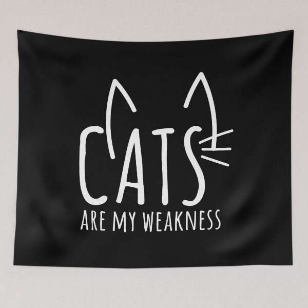 Item preview, Cats are my weakness designed and sold by jazzydevil.