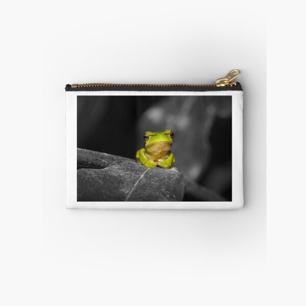 Item preview, Eastern Dwarf Tree Frog - Black and White background designed and sold by Connie Pinson.