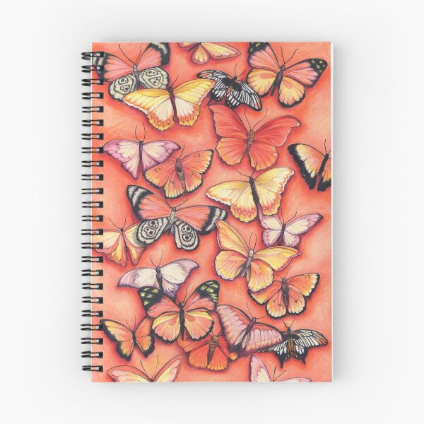 Item preview, Orange Butterflies designed and sold by Nicky Johnston.