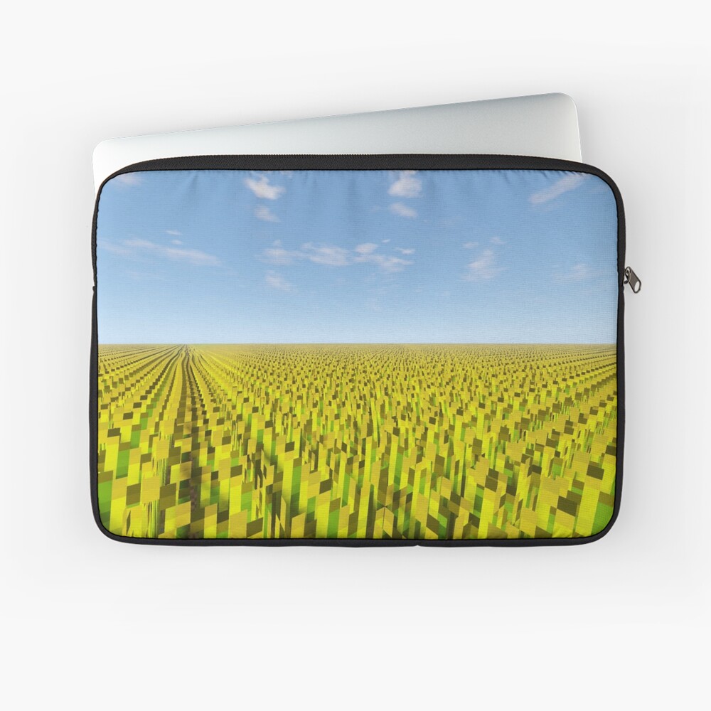 Minecraft Wheat Field 2)" Laptop Sleeve for by | Redbubble