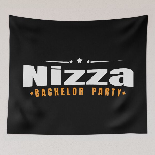 Item preview, Bachelor Party Shirt New Nizza Pre Wedding Celebration Tee designed and sold by haselshirt.