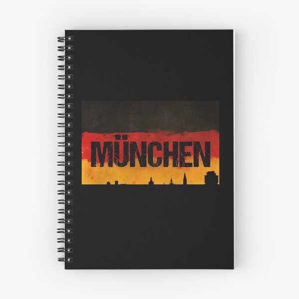 Item preview, Munchen Germany City Skyline Distressed Flag designed and sold by LarkDesigns.