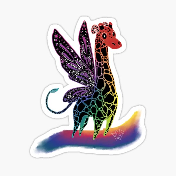 Giraffe Alebrije Sticker