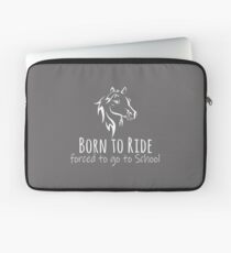 Top Horse Love Born to Ride Girl Gift Design Laptop Sleeve