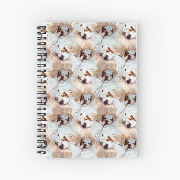 Clumber Comfort - montage Spiral Notebook