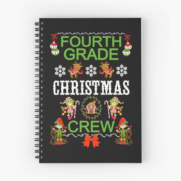 Item preview, Christmas Teacher Student Fourth Grade Christmas CrewnWith Elves Holiday Gift designed and sold by Sapphire Star.